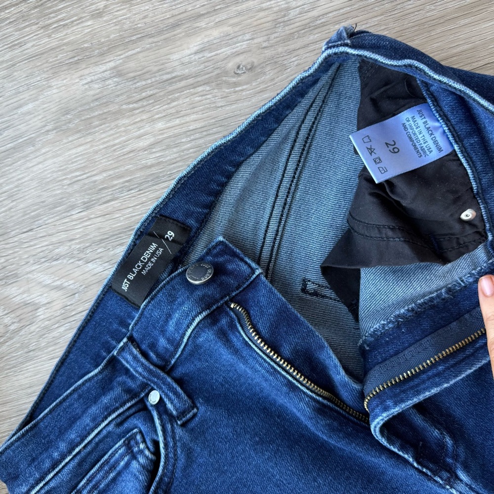 Just black denim flare jeans - Picture 3 of 6